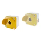 Корпус КП101 c козырьком для кнопок 1 место IP66 ABS желтый | SQ0705-0011 | TDM