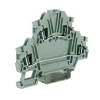                  Клеммный зажим. Двухуровневый. Пружинный. 1,5 кв.мм. Оба уровня разомкнуты. Для установки электронных компонентов. Тип H | ZHD130GR | DKC
               