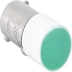 Лампа BA9s для NP2, зеленая, AC/DC12В (LED) (R) | 576736 | CHINT