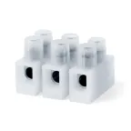 Колодка клеммная полиамид ЗВИ 6.6, 3р, 110 град., 450V, 24А, 2,5мм.кв. (р) | 43103NYR | DKC
