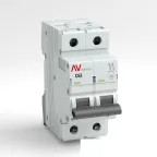 Выключатель автоматический AV-6 2P 25A (B) 6kA AVERES