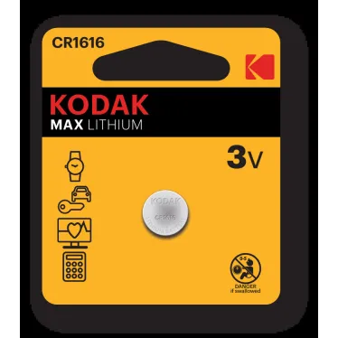 Батарейка CR1616-1BL MAX Lithium (60/240/50400)