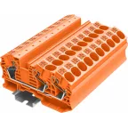 Клемма TP 1-2 проходная Push-in, сечение 16 мм. кв., оранжевая