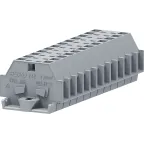                  Клемма TB 1-1 с бок. подключ. с фиксирующим фланцем, серая
               