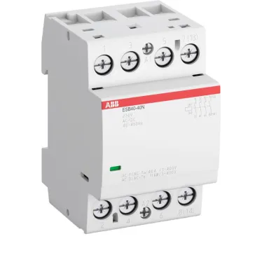 Контактор ESB40-40N-01 модульный (40А АС-1, 4НО), катушка 24В AC/DC | 1SAE341111R0140 | ABB