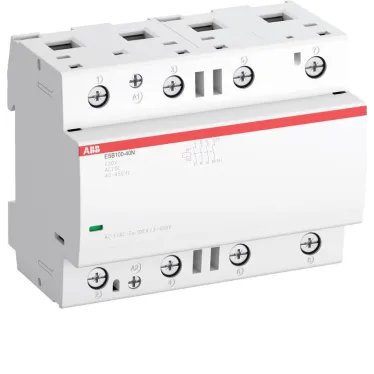 Контактор ESB100-40N-06 модульный (100А АС-1, 4НО), катушка 230В AC/DC | 1SAE661111R0640 | ABB