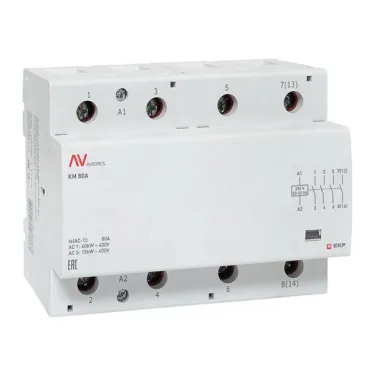 Контактор модульный КМ 80А 4NO 230VAC (6 мод.) AVERES EKF