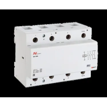 Контактор модульный КМ 80А 3NO+1NC 24VAC (6 мод.) AVERES | km-av-6-80-31-24V | EKF