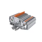 Клемма TP измерительная с держателем щупов, Push-in, сечение 6 мм. кв., серая