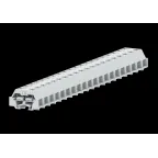 Клемма TB концевая 2-2 с бок. подключ. с защелк. ножками, светло-серая