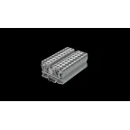 Клемма TC 1-1 пружинная, сечение 16 мм. кв., серая