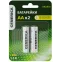 Батарейка щелочная Alkaline LR06/AA (2шт/блистер) GENERICA