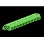                  Клемма TB концевая 2-2 с бок. подключ. с защелк. ножками, зеленая
               