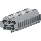                  Клемма TB 1-1 с бок. подключ. с защелк. ножками, серая
               