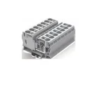 Клемма TC 1-1 пружинная, сечение 35 мм. кв., серая