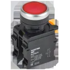 Кнопка d-22мм 1NO+1NC красная MASTER IEK