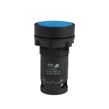 Кнопка OptiSignal Compact D22 C7-P-611 синяя 1НО+1НЗ XB7NA65
