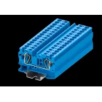 Клемма TC 1-1 пружинная, сечение 6 мм. кв., синяя