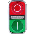 кнопка двойная LA115-A5-11RD1 1NO 1NC 220В IP65