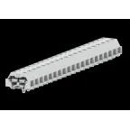 Клемма TB 2-2 с бок. подключ. с защелк. ножками, светло-серая