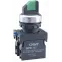 Переключатель с фиксацией NP8-20X/312 без подсветки , черная 2НО IP65 (R) | 578131 | CHINT