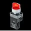 Переключатель с LED подсветкой, 24V AC/DC, красный, 2 полож. 1NC, фикс., мет. MTB2-BK2461 | 58210 | ОВЕН