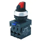 Переключатель с подсветкой NP8-11XD/214, 2 полож. фикс., красн., AC110-230В(LED), 1НО+1НЗ, IP65 (R) | 667554 | CHINT