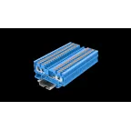 Клемма TP 2-2 проходная Push-in, сечение 2,5 мм. кв., синяя