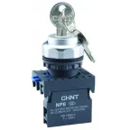                  Переключатель с возвратом NP8-10X/22 без подсветки , черная 1НО IP65 (R) | 578776 | CHINT
               
