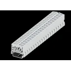 Клемма TB 2-2 на DIN-35, фронт.подключение, сечение 2,5 мм. кв., светло-серый.