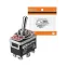 Переключатель-тумблер KN3C-223AAH 2P 250В AC/DC 15А (6c) ON-OFF-ON без фиксации  | SQ0747-0276 | TDM