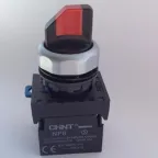 Переключатель без подсветки NP8-11X/21, 2 положения с фиксацией, красная 1НО+1НЗ IP65 (R) | 667133 | CHINT
