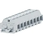                  Клемма TB 2-2 с бок. подключ. с фиксирующим фланцем, светло-серая
               