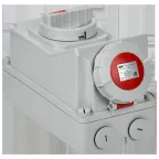 Розетка с механической блокировкой ССИ-815 16А-6ч/380В 3P+PE+N IP67 IEK