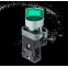 Переключатель с LED подсветкой, 220V AC/DC, зеленый, 3 полож. 1NO, фикс., мет. MTB2-BK3363 | 58224 | ОВЕН