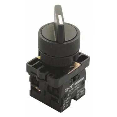 Переключатель NP2-ED24, 2 положения фиксацией, 2НЗ, IP40 (R) | 576014 | CHINT