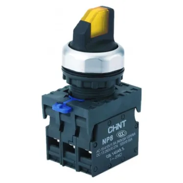 Переключатель NP2-ED33, 3 положения фиксацией, 2НО, IP40 (R) | 574098 | CHINT