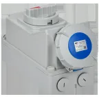 Розетка с механической блокировкой ССИ-823 32А-6ч/220В 2P+PE IP67 IEK