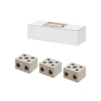                  Керамический блок зажимов 30 Ампер 2 пары контактов с крепежным отверстием | SQ0531-0508 | TDM
               