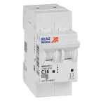                 Выключатель автоматический двухполюсный 16А C 4,5кА AC OptiDin BM63-2C16-4,5-УХЛ3
               