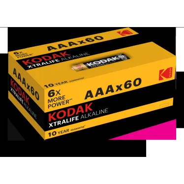 Батарейка LR03-60 (4S) colour box XTRALIFE Alkaline [K3A-60] (60/1200/38400)
