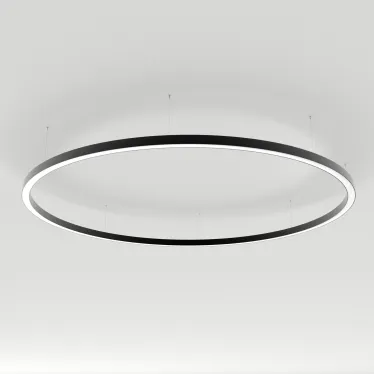 Светильник SP-LINE-HANG-ARC-O3535-D1500-124W Warm3000 (BLACK, 230V) (металл)