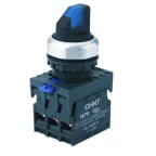 Переключатель с подсветкой NP8-20XD/225, 2 полож. самовозв., синий, AC110-230В(LED),2НО, IP65 (R) | 667688 | CHINT