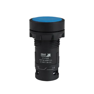 Кнопка OptiSignal Compact D22 C7-P-620 синяя 2НО XB7NA63