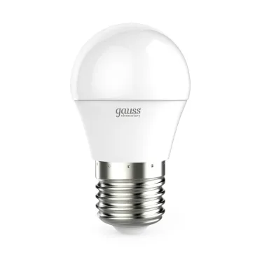 Лампа светодиодная LED 8 Вт 540 лм 4100К шар P45 нейтральный E27 AC 220В Elementary Gauss