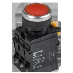 Кнопка с подсветкой d-22мм 1NO+1NC красная MASTER IEK