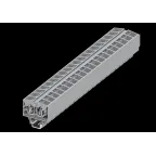 Клемма TB 2-2 на DIN-15, фронт.подключение, сечение 2,5 мм. кв., серая