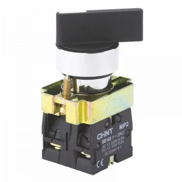 Переключатель NP2-BJ24, 2 положения фиксацией, 2НЗ, IP40 (R) | 575988 | CHINT
