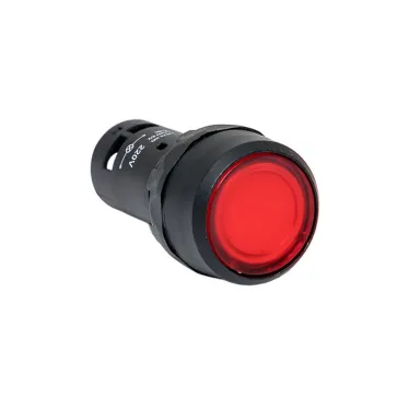 Кнопка с фиксацией с подсветкой OptiSignal Compact D22 C7-PHL-M401 красная 1НЗ 230 В AC XB7NJ04M2
