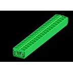                  Клемма TB 2-2 промежут. фронт. подключение, сечение 2,5 мм. кв., зеленый.
               